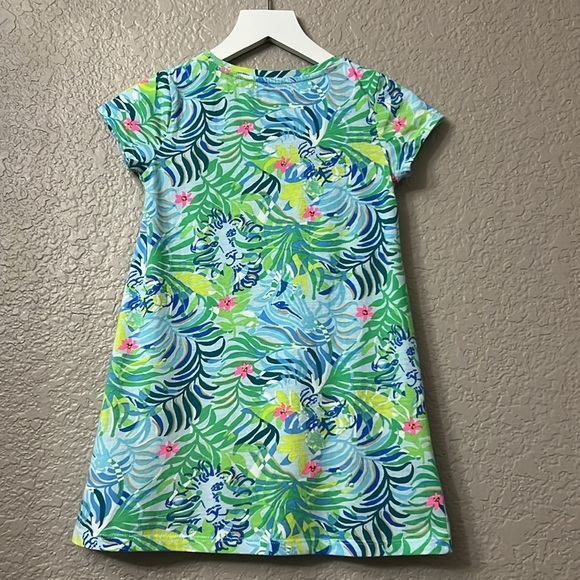 Lilly Pulitzer Girls cotton dress.  Lion print Size small 4-5 - Picture 3 of 9